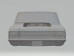 dodge dart 68 slot car 3D Принт Модель