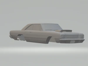 dodge dart 68 slot car 3D Print Model