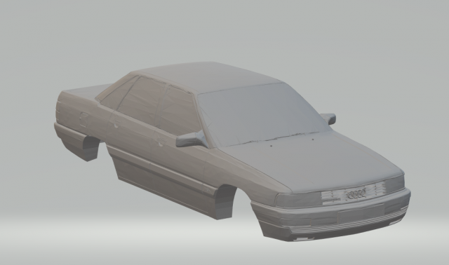 audi a 100 Model Cetak 3D .c4d .max .obj .3ds .fbx .stl .blend