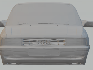 audi a 100 Model Cetak 3D