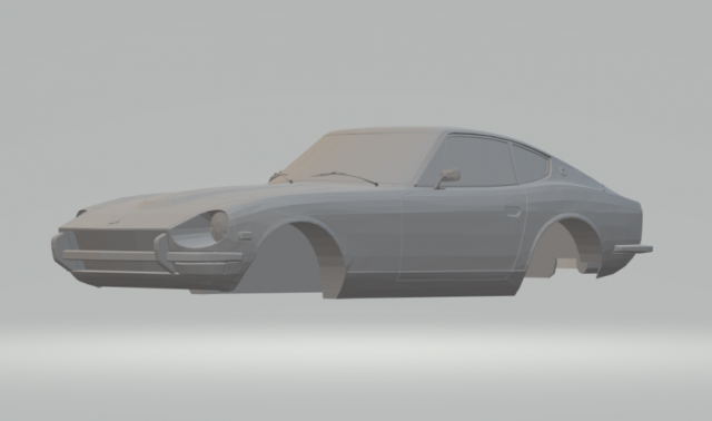 datsun 240z 3D Print Model .c4d .max .obj .3ds .fbx .stl .blend 