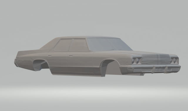 dodge monaco 3D Print Model .c4d .max .obj .3ds .fbx .stl .blend 