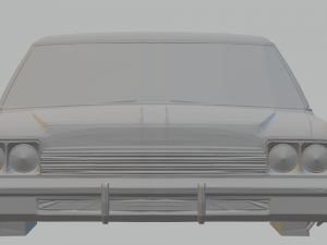 dodge monaco 3D Print Model