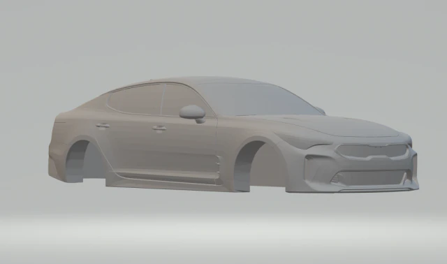 kia stinger gts 3D Print Model .c4d .max .obj .3ds .fbx .stl .blend 