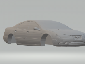 chrysler 300c 2000 3Dプリントモデル