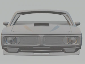 dodge charger sb 426 hemi 1971 3D Print Model