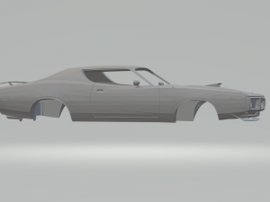 dodge charger sb 426 hemi 1971 Modelo de Impressão 3D