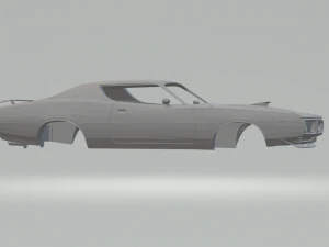 dodge charger sb 426 hemi 1971 3D Print Model