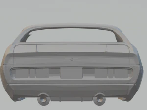 dodge charger sb 426 hemi 1971 3D Print Model