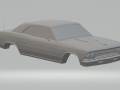 chevrolet chevelle ss слот автомобіль 3D Принт Модель