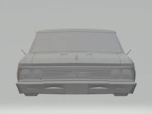 chevrolet chevelle ss slot car 3D Print Model