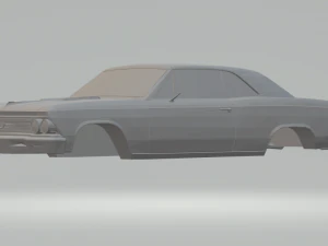 chevrolet chevelle ss slot car 3D Print Model