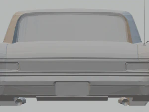 chevrolet chevelle ss slot car 3D Print Model
