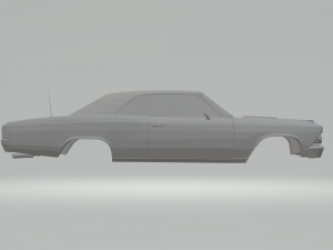 chevrolet chevelle ss slot car Modèles 3D en vedette