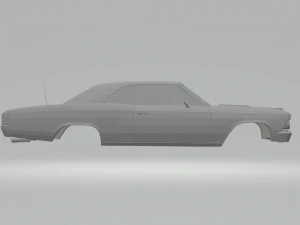 chevrolet chevelle ss slot car 3D Print Model