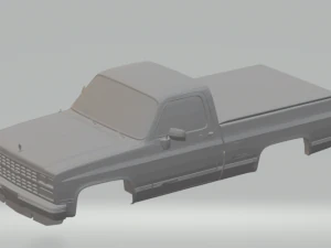 chevrolet silverado 1983 Model Cetak 3D