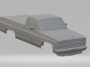chevrolet silverado 1983 Modelo de Impressão 3D
