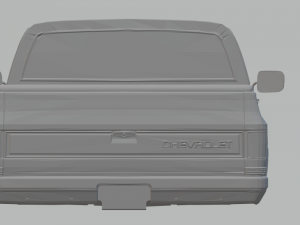 chevrolet silverado 1983 Modelo de Impressão 3D