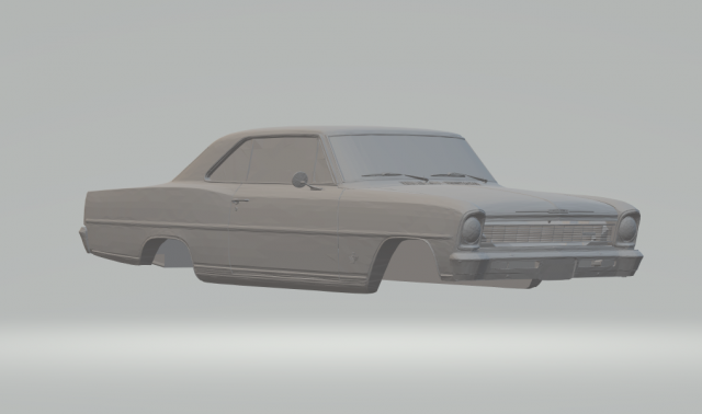 chevy nova 3D प्रिंट मॉडल .c4d .max .obj .3ds .fbx .stl .blend 