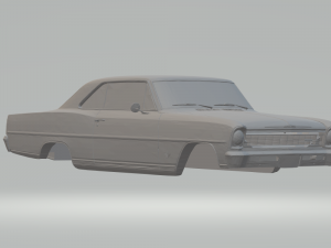 chevy nova 3Dプリントモデル