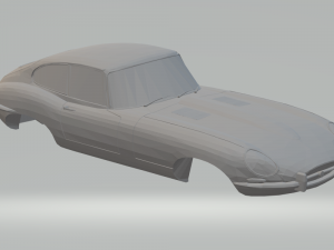 jaguar type e Model Cetak 3D