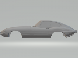 jaguar type e Modelo de impresión 3D