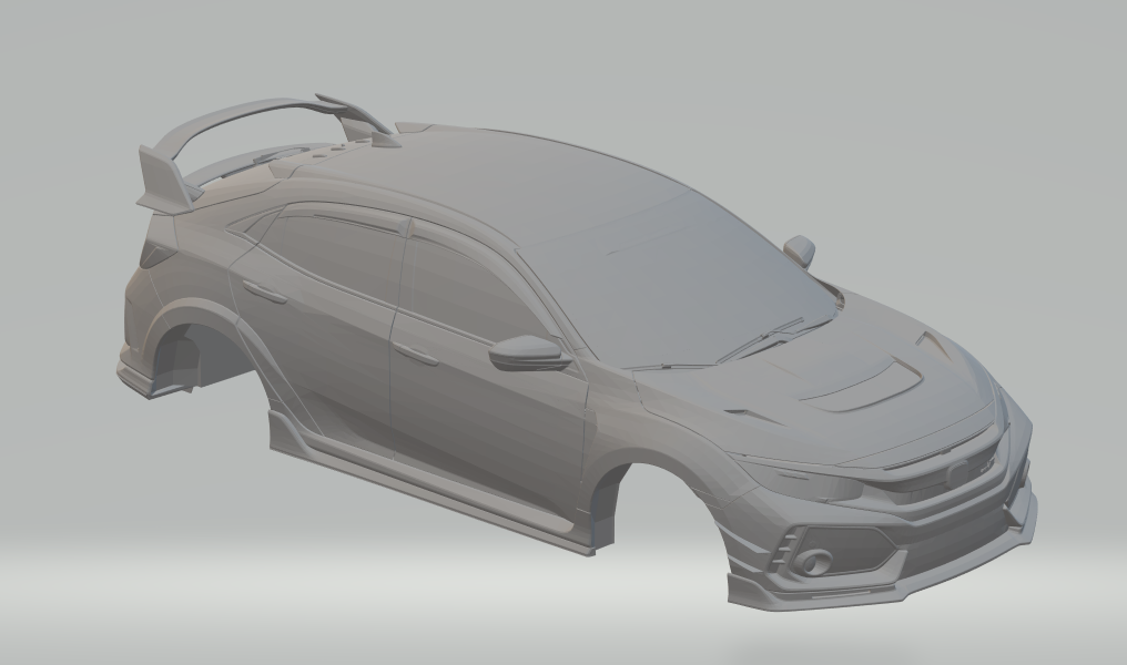 Honda Civic Type R 3d Model In Vehicle 3dexport