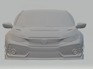 honda civic type r 3D Print Model