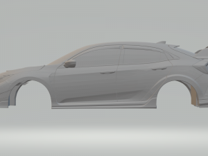 honda civic type r 3D Print Model