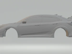 honda civic type r 3D Print Model