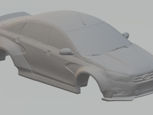 lada vesta 2017 race Modelo de Impressão 3D
