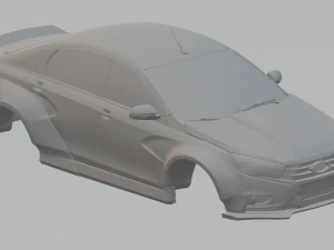 course lada vesta 2017 Modèles 3D en vedette