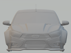 lada vesta 2017 race 3D Принт Модель