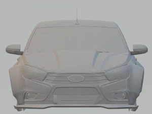 lada vesta 2017 race 3D Print Model
