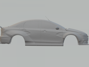 lada vesta 2017 race 3D Принт Модель