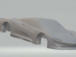 mclaren speedtail slotcar 3D Принт Модель