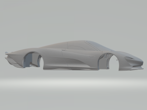 mclaren speedtail slotcar 3D Принт Модель