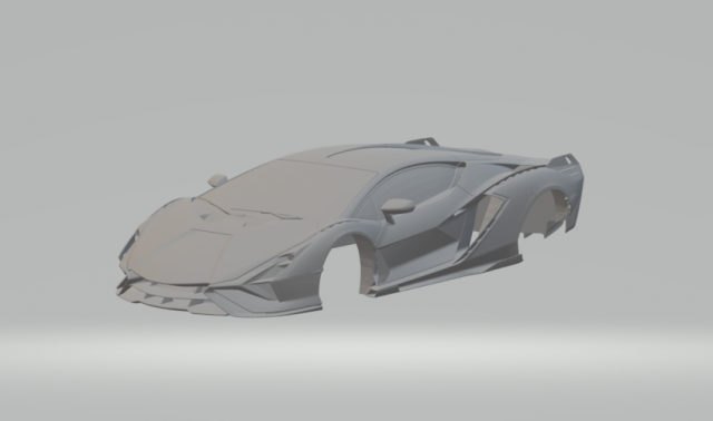 lambo sian Modèles 3D en vedette .c4d .max .obj .3ds .fbx .stl .blend 