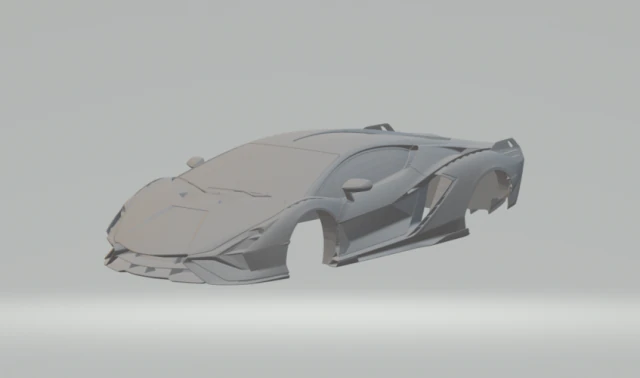 lambo sian 3D Print Model .c4d .max .obj .3ds .fbx .stl .blend 