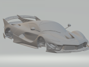 ferrari fxx evo 2018 3Dプリントモデル