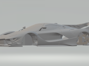 ferrari fxx evo 2018 3D प्रिंट मॉडल