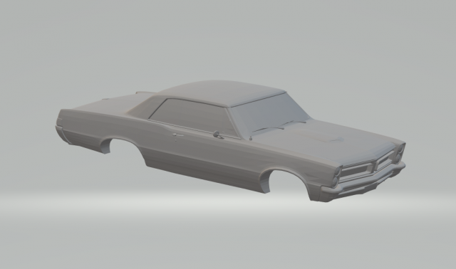pontiac gto 66 3D Принт Модель .c4d .max .obj .3ds .fbx .stl .blend 