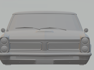 pontiac gto 66 3D Принт Модель