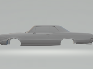 pontiac gto 66 3D Принт Модель