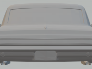 pontiac gto 66 3D Принт Модель