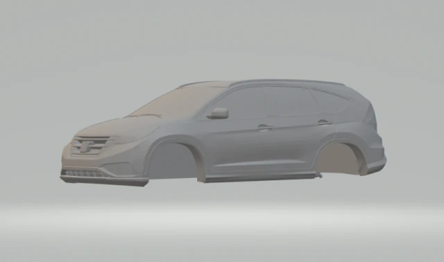 honda crv 2016 3D Print Model .c4d .max .obj .3ds .fbx .stl .blend 