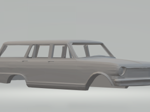 chevy nova wagon hr 3D प्रिंट मॉडल