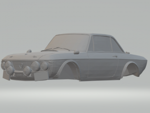Lancia fulvia 3D Print Model