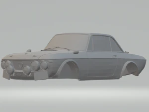 Lancia fulvia 3D Print Model
