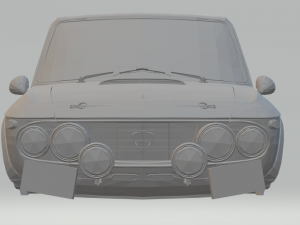 Lancia fulvia 3D Print Model